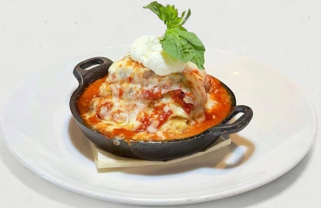 Wood Fired Lasagna.